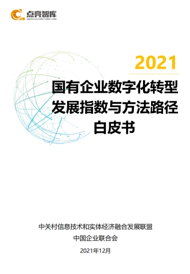 2021年国有企业数字化转型发展指数与方法路径白皮书-点亮智库-105页