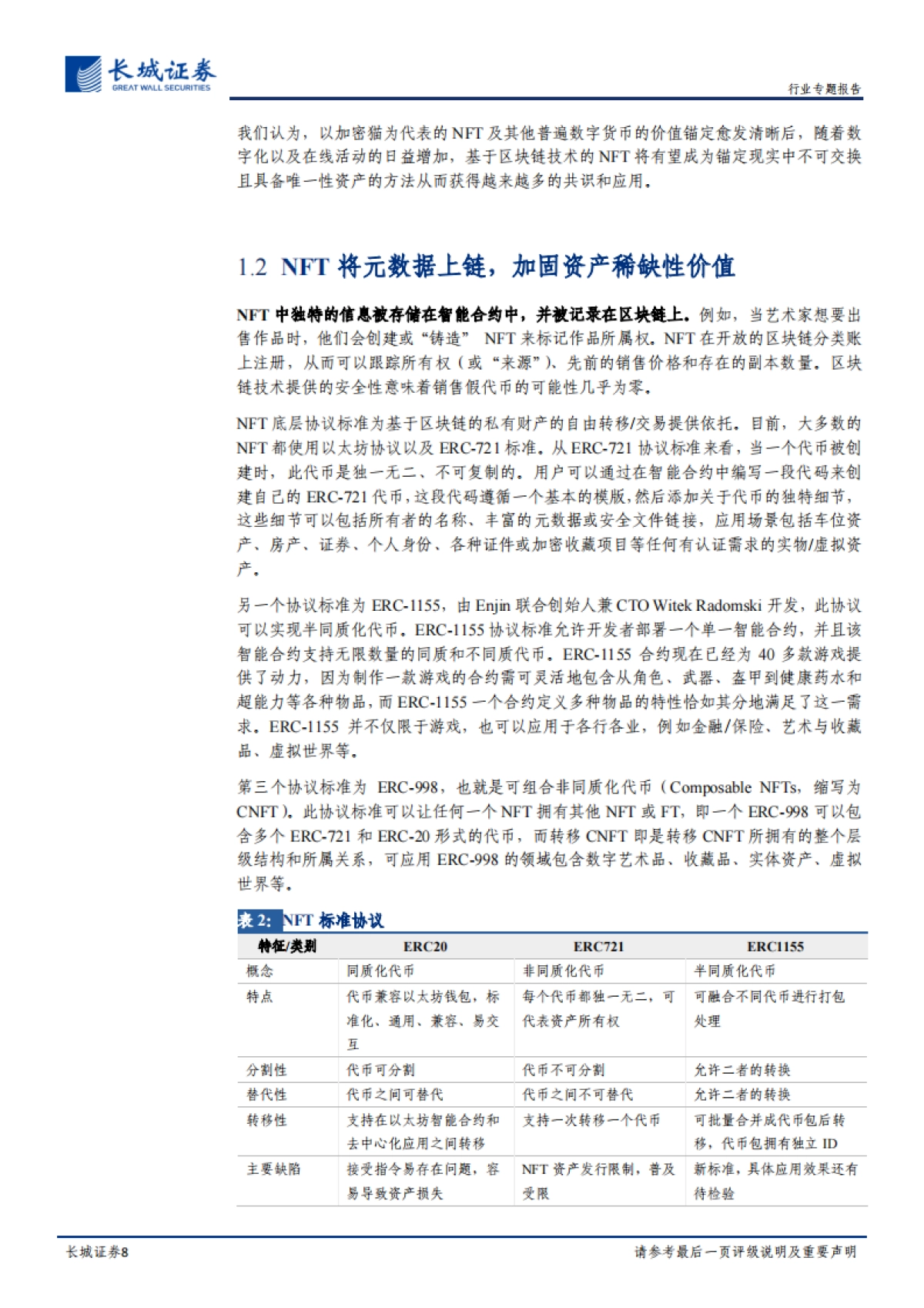 链接区块链与价值实体，NFT市场潜力无限-长城证券-22页_第8页