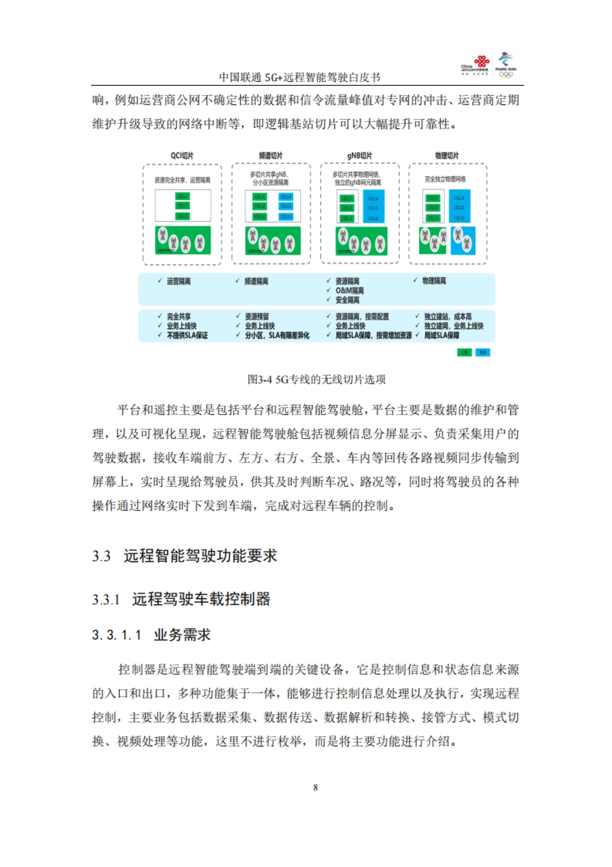 中国联通：5G+远程智能驾驶白皮书_第9页
