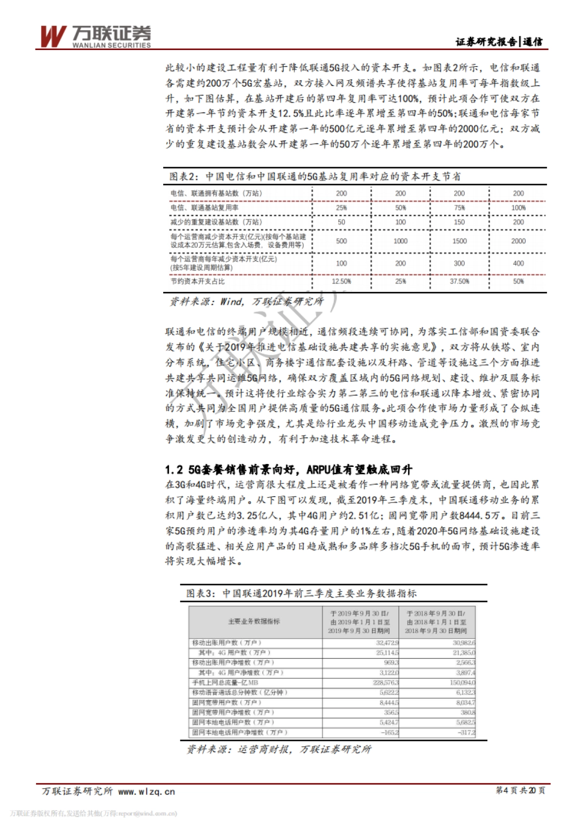 中国联通深度研究报告:5G红利叠加混改动能刺激联通迎来拐点_第4页