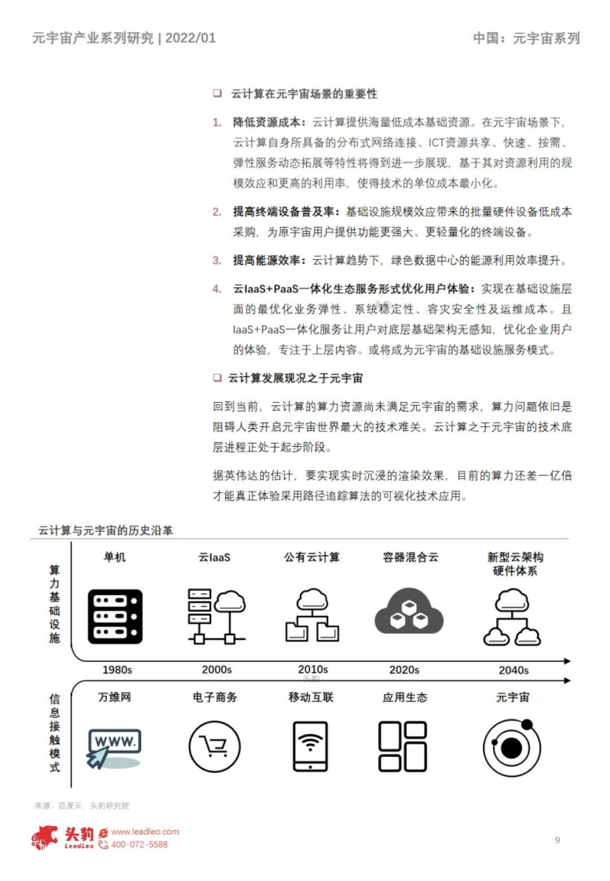 2022年中国元宇宙产业系列研究报告-基础设施篇(6):云计算底层架构解析短报告_第9页