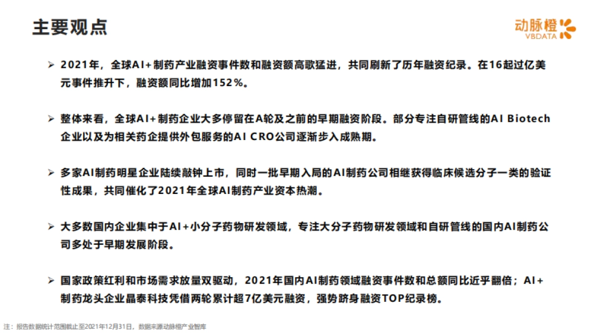 动脉橙-全球AI 制药价值趋势报告2016-2021年_第2页