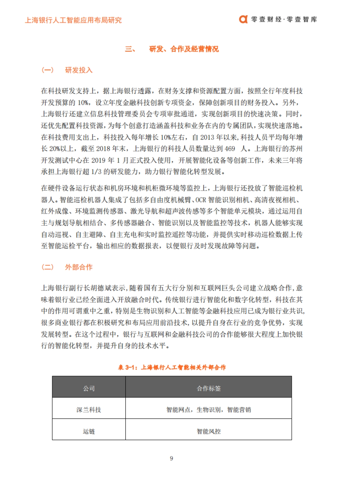 零壹财经：上海银行人工智能布局_第10页