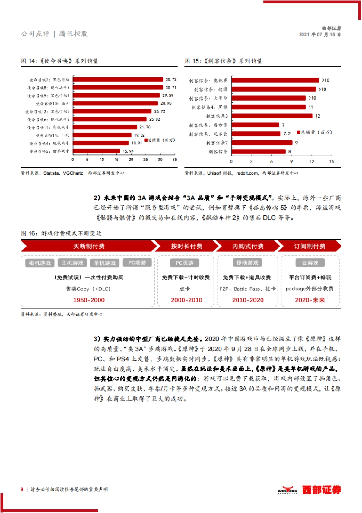腾讯控股跟踪报告：加大游戏研发投入，“开启”元宇宙，看好腾讯布局_第9页