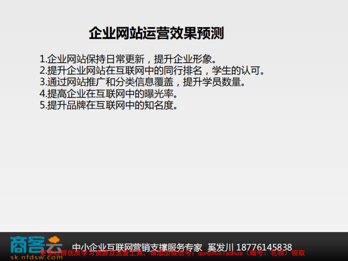 网站技术维护、推广及微博微信推广提案_第7页