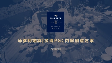 【Starnet】马爹利婚宴微博PGC视频创意方案