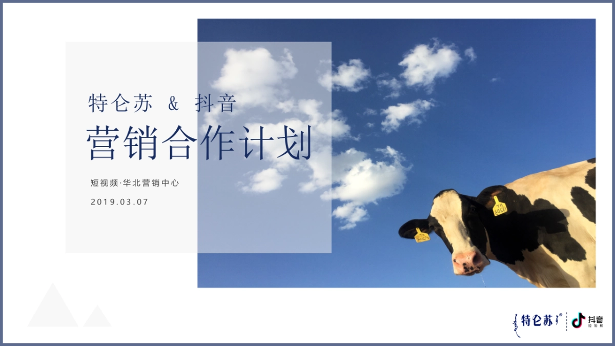 2019蒙牛特仑苏抖音营销方案_第1页