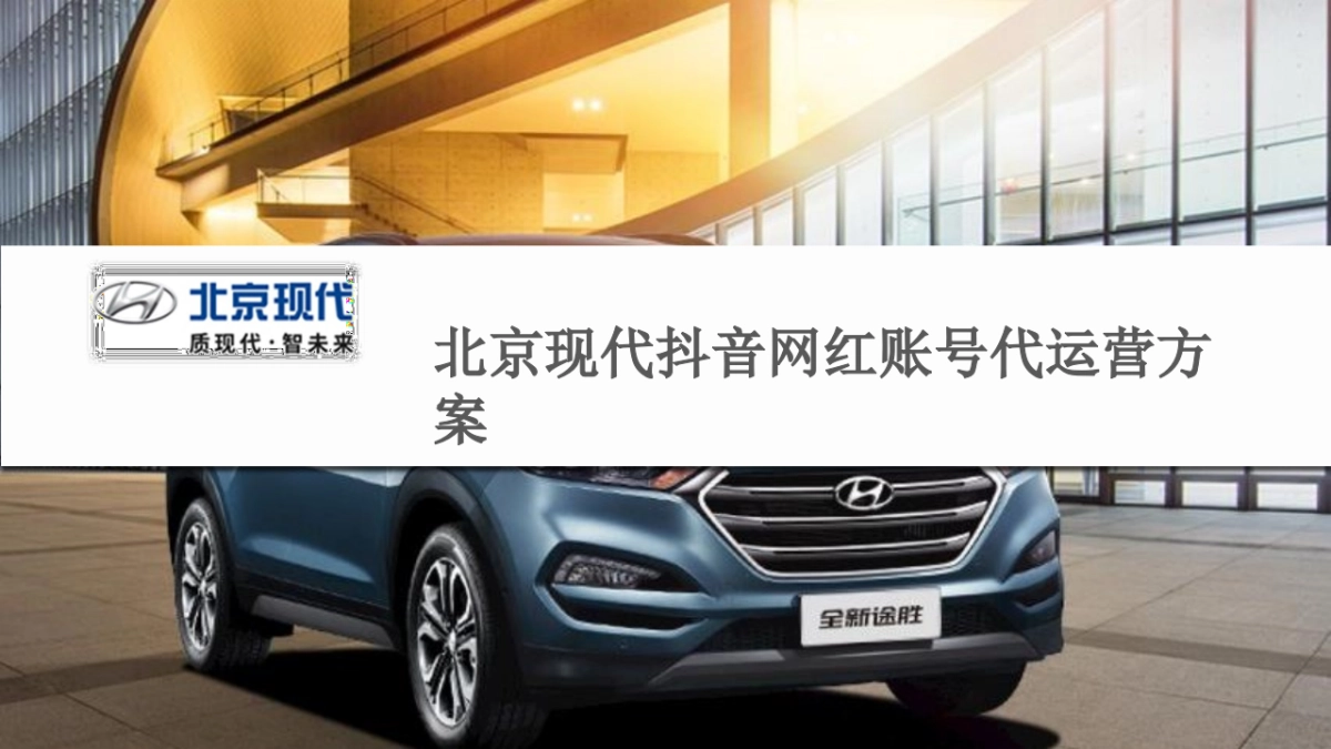 北京现代抖音网红账号代运营方案_第1页