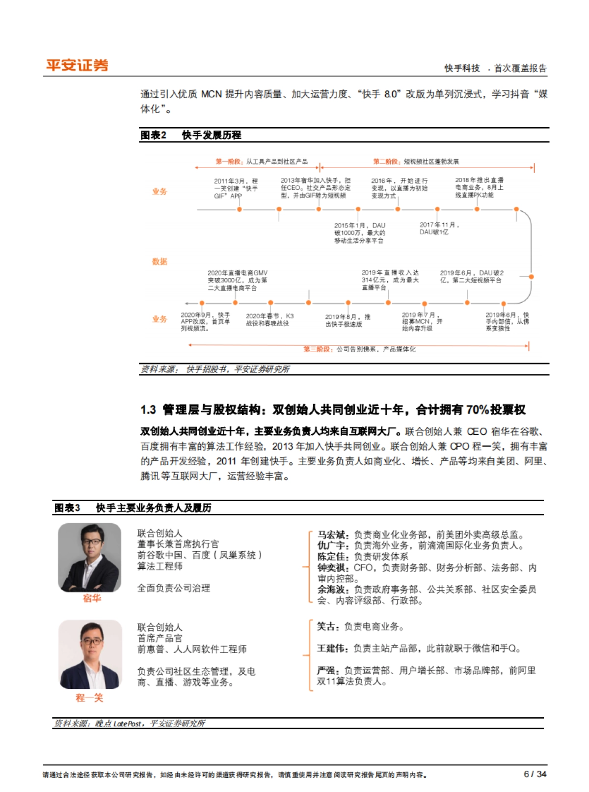 快手：独具社区基因的短视频与直播平台，“媒体化”正当时_第6页