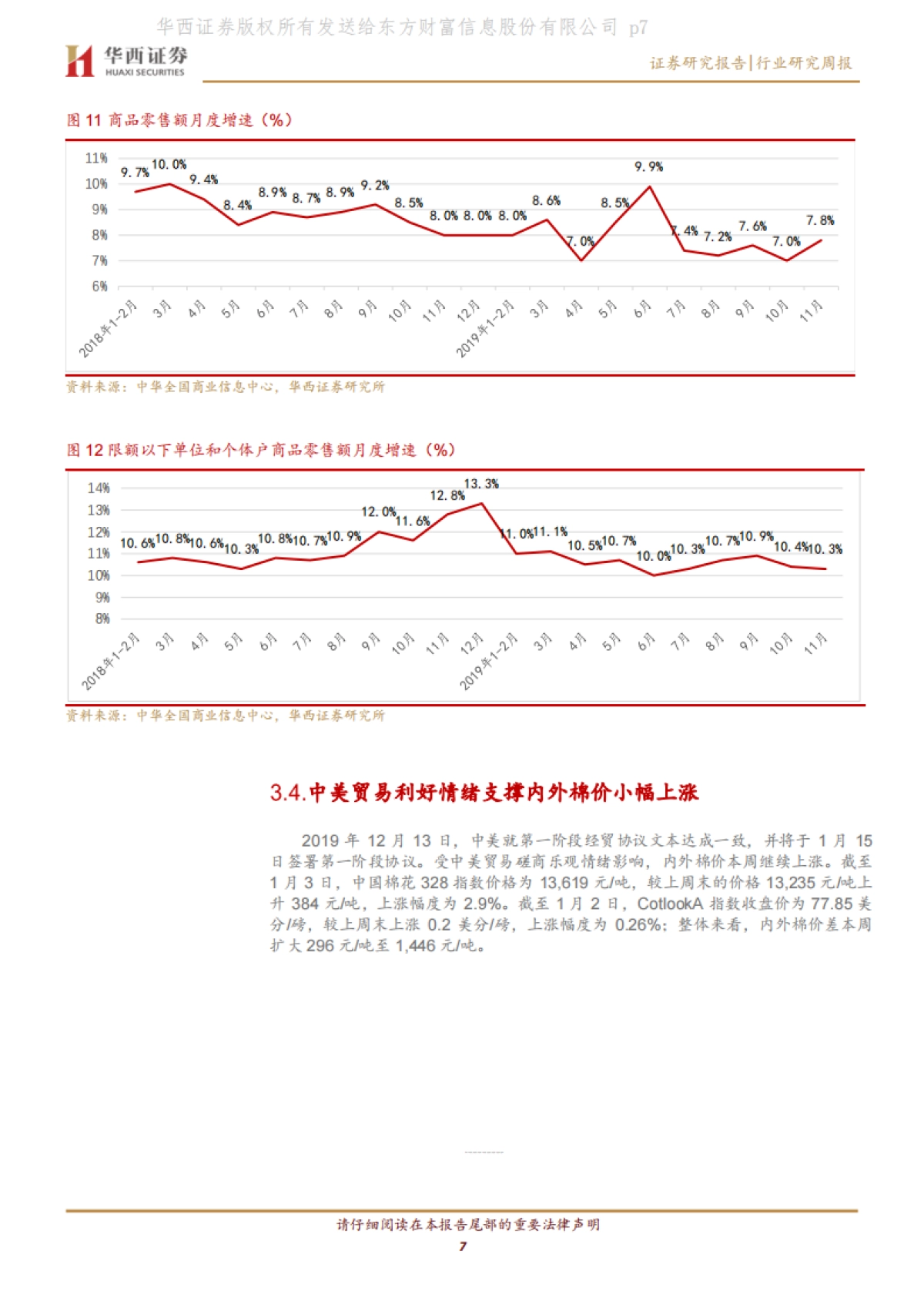 纺织服装行业周报：直播主题持续火热，实体店零售额增速放缓_第8页
