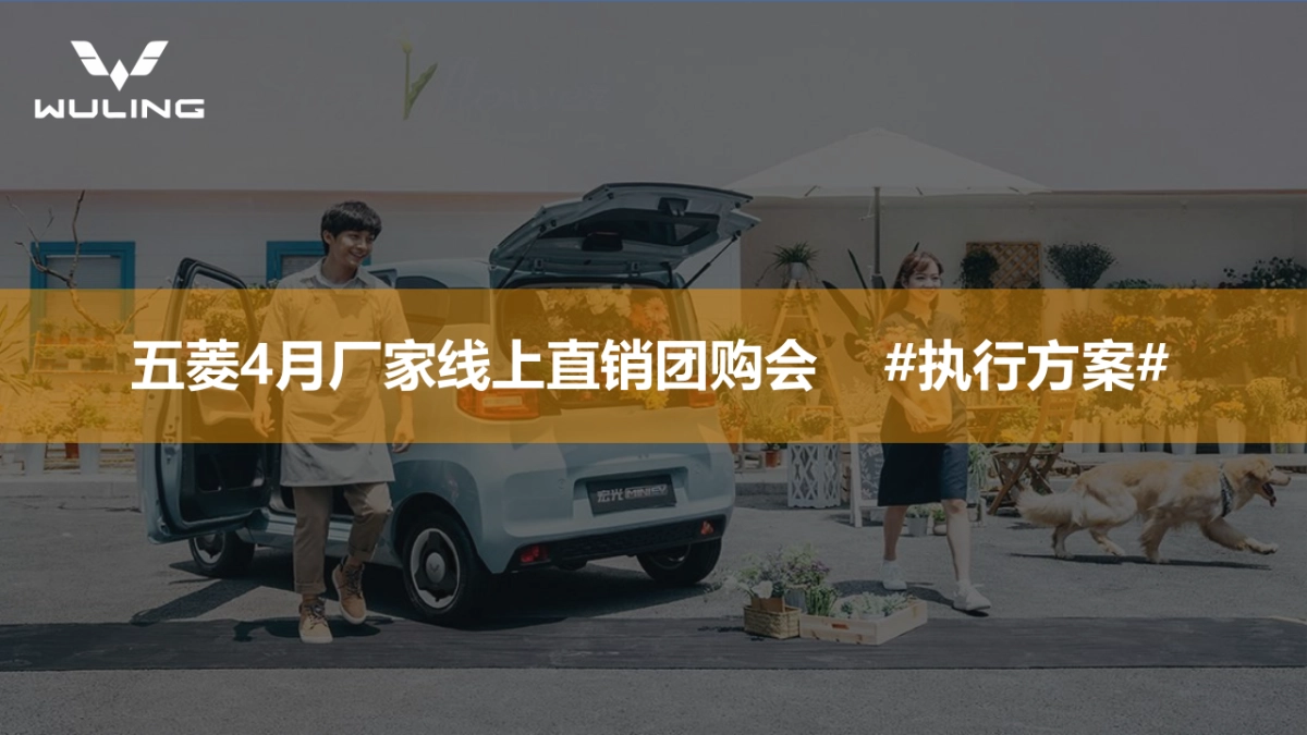 五菱汽车月度厂家线上直销团购会直播执行方案_第1页
