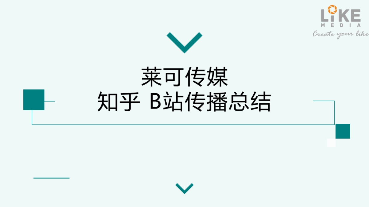 莱可传媒 知乎 B站传播总结_第1页