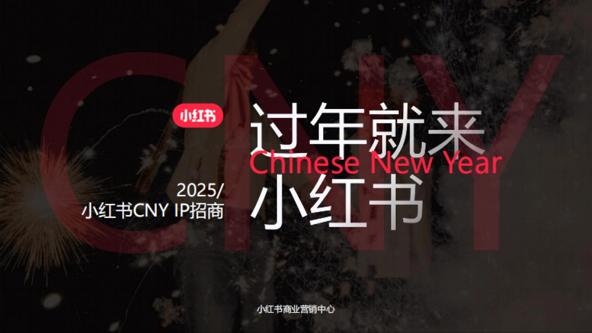 2025 CNY【过年就来小红书】IP招商_第1页