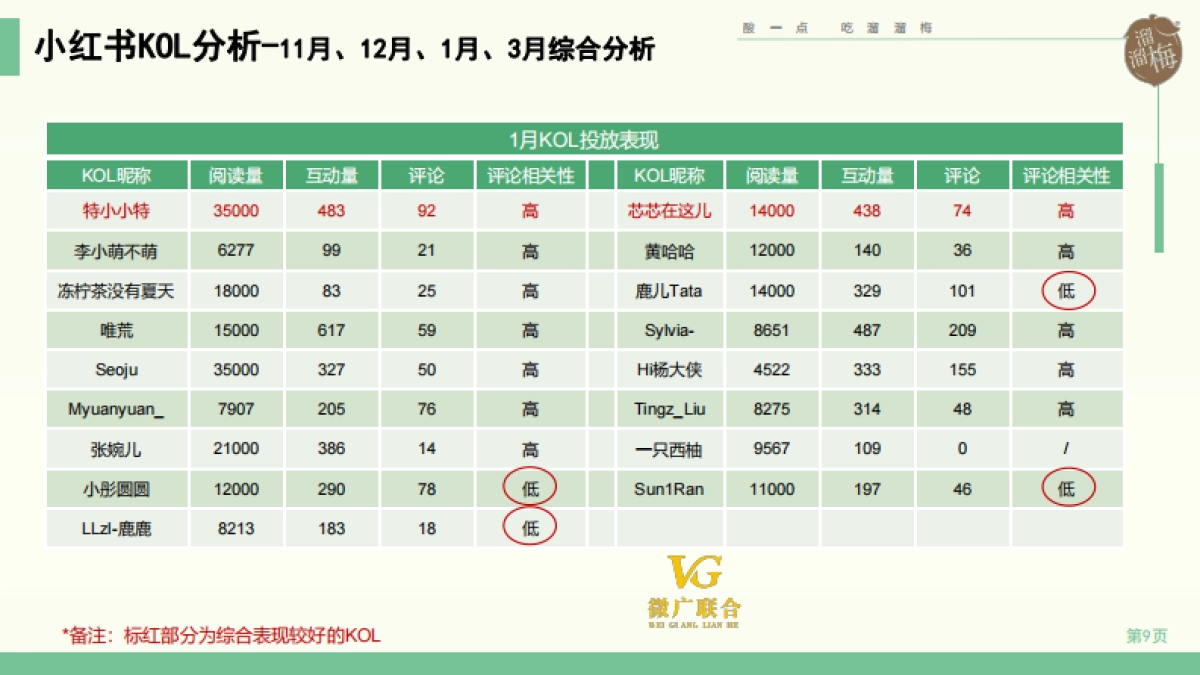 溜溜梅小红书KOL+KOC投放总结_第9页