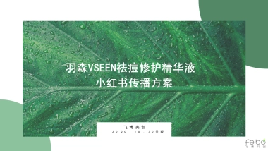 羽森VSEEN祛痘修护精华液小红书种草方案