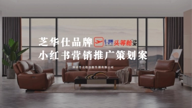 芝华仕品牌小红书推广策划案