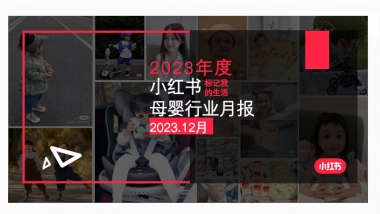 小红书2023年母婴行业月报（12月）