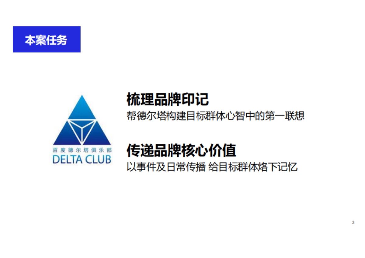 百度德尔塔俱乐部项目整体沟通及新媒体管理方案_第3页
