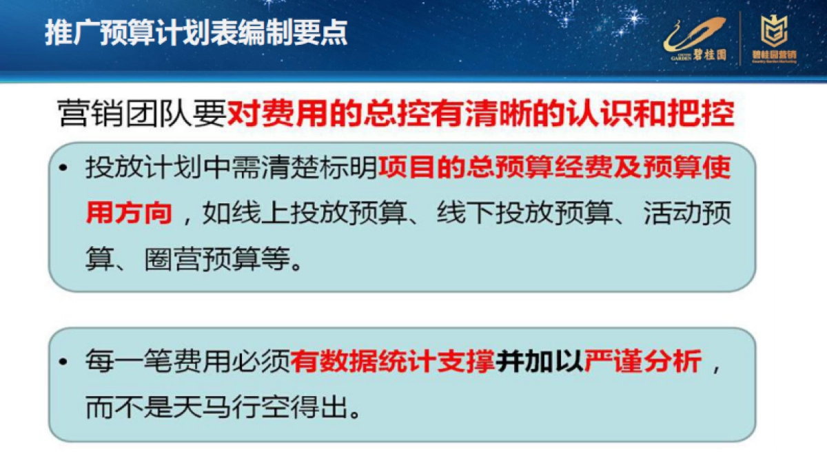 碧桂园投放策略：新形势下的推广预算及媒体策略推广思考_第6页