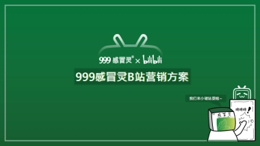 999感冒灵B站营销方案对外版本