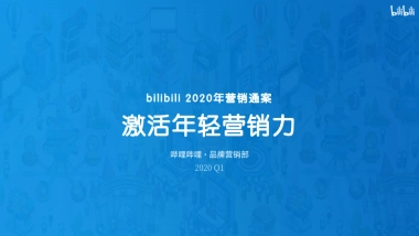 B站2020年营销通案
