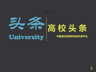 高校头条 中国高校资源和信息共享 商业计划书