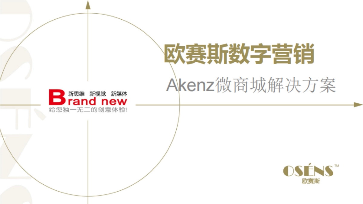 欧赛斯akenz北欧时尚服装品牌微商城搭建营销方案_第1页