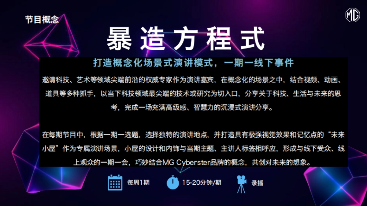 【WISPARK】MG Cyber暴造局IP节目方案_第3页