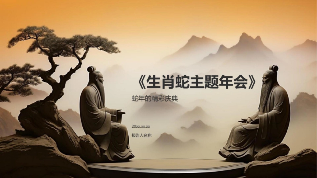 蛇年主题年会_第1页