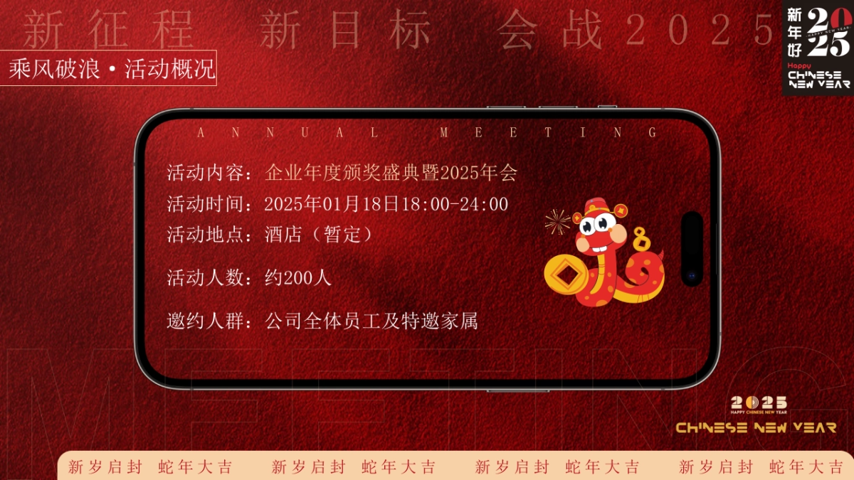 【蛇转乾坤 战2025】2025蛇年企业表彰总结大会暨年会尾牙活动策划方案P51_第10页