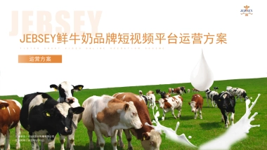 jebsey鲜奶品牌抖音短视频运营规划方案
