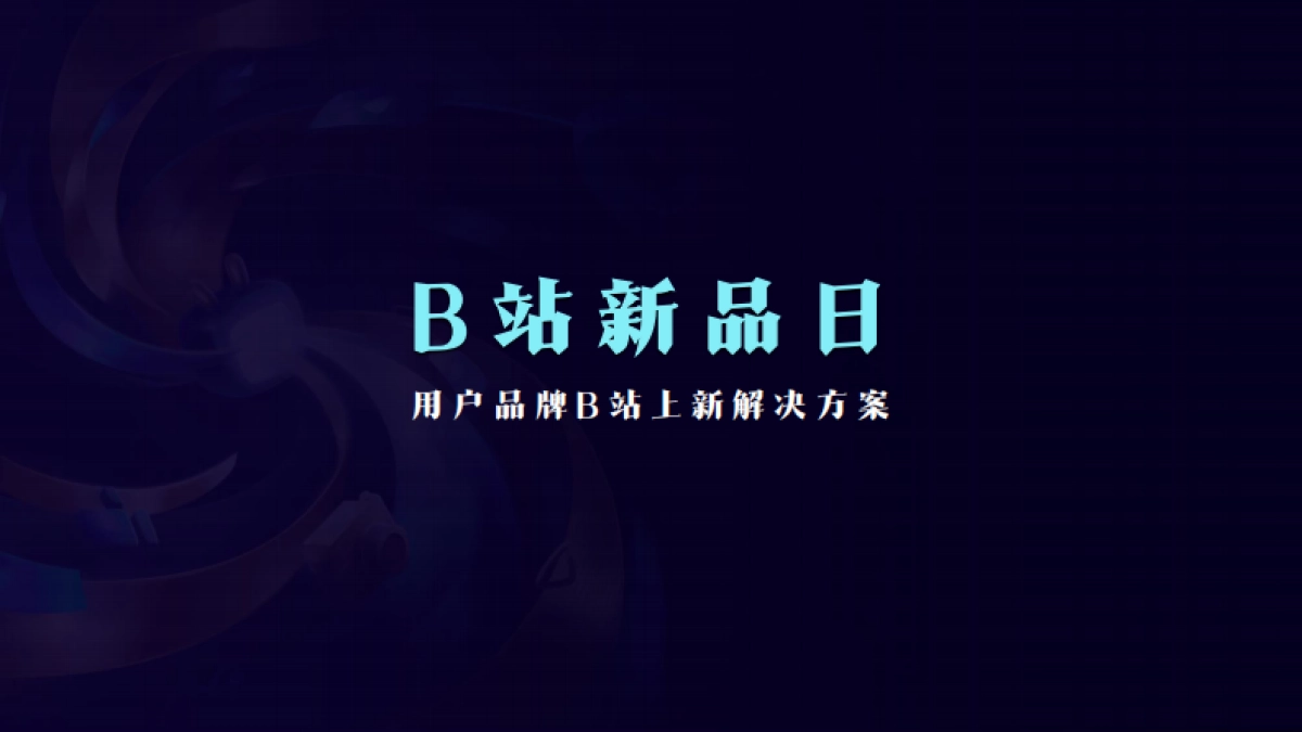 B站新品日-用户品牌B 站上新解决方案_第1页