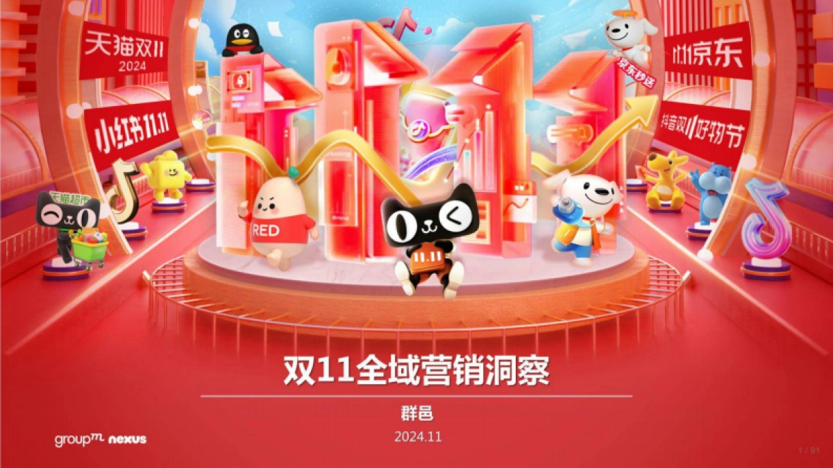 2024年双十一全域营销洞察-群邑_第1页