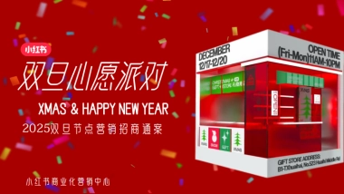 2024小红书「双旦心愿派」对招商通案