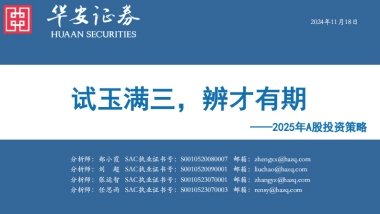 2025年A股投资策略：试玉满三，辨才有期