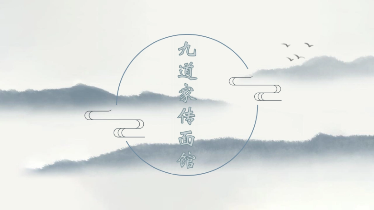 九道家传面馆品牌手册_第1页