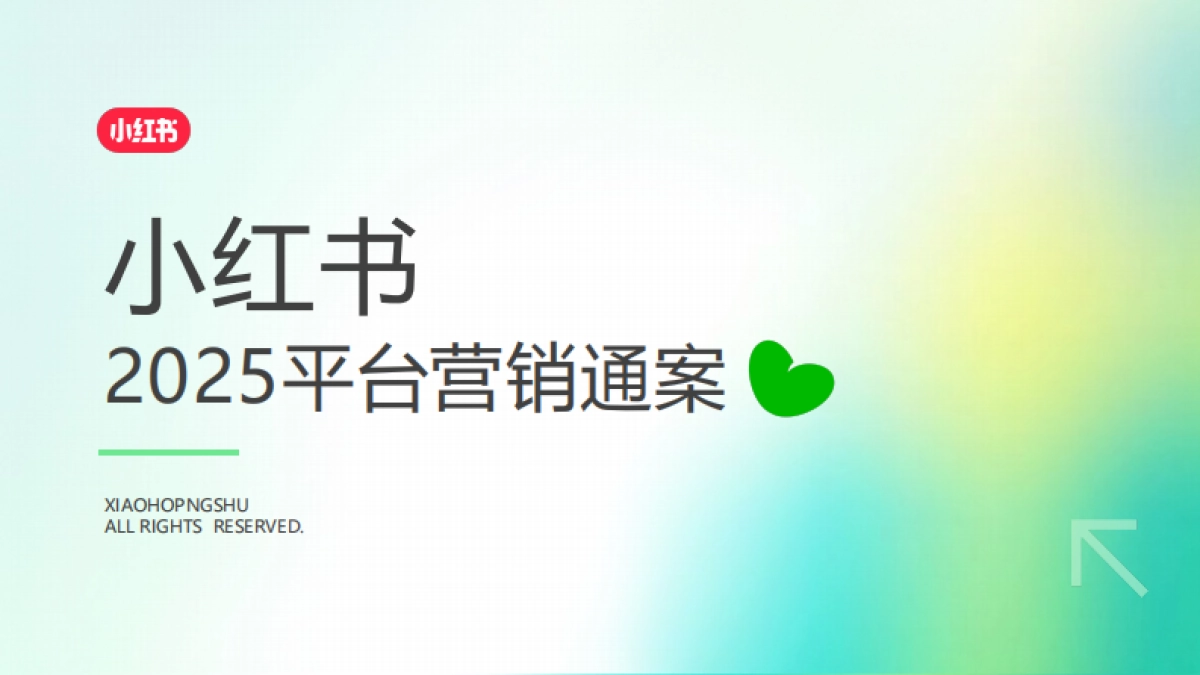 2025小红书平台营销通案_第1页