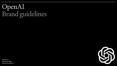 OpenAI 品牌手册（仅供学习研究，版权属于OpenAI公司）