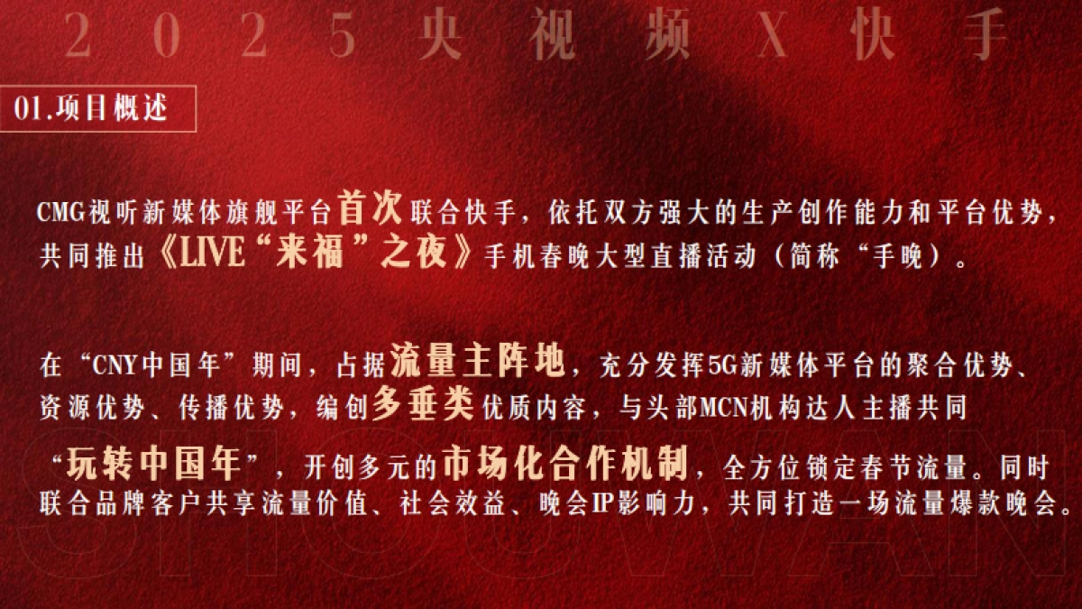 2025央视频X快手《LIVE“来福”之夜》手晚 策划方案_第4页