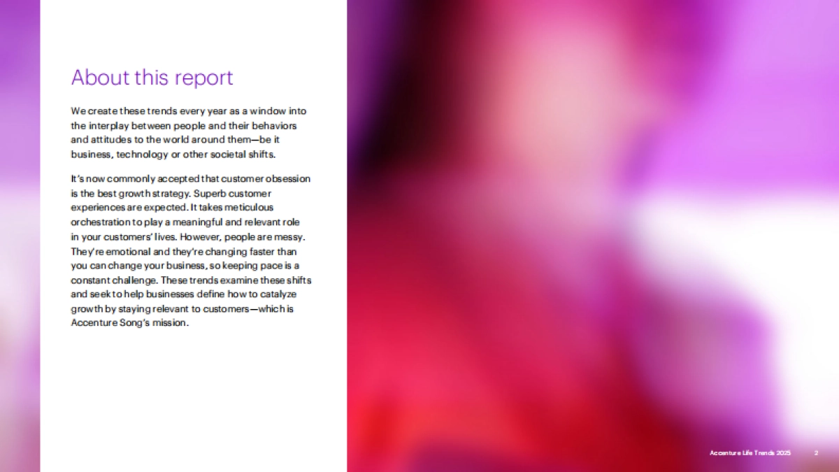 埃森哲：2025年生活趋势报告（英文）_第2页