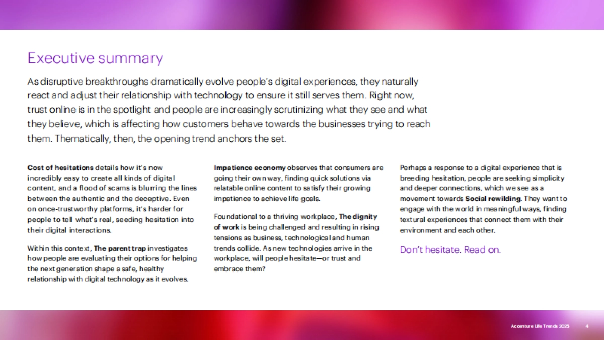 埃森哲：2025年生活趋势报告（英文）_第4页