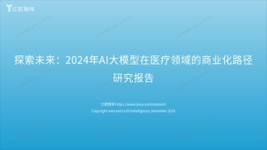2024年AI大模型在医疗领域的商业化路径研究报告