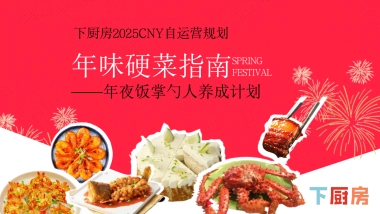 下厨房2025年春节CNY自运营活动规划