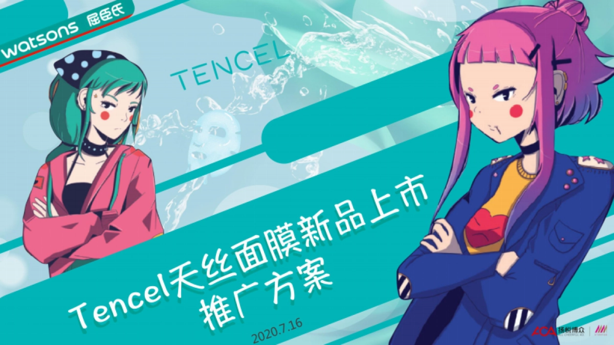 屈臣氏Tencel天丝面膜新品上市推广方案-扬悦博众_第1页