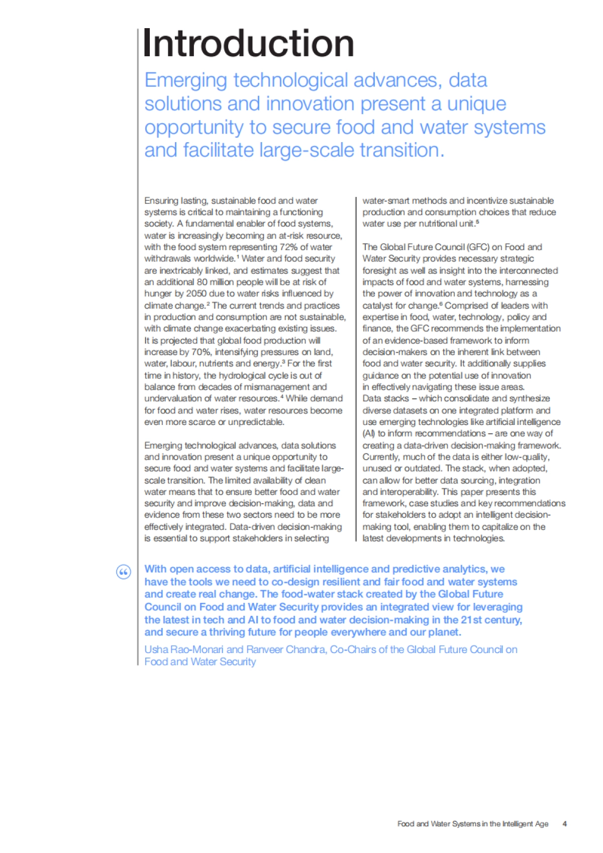 智能时代的食物和水系统研究报告（英文）_第4页