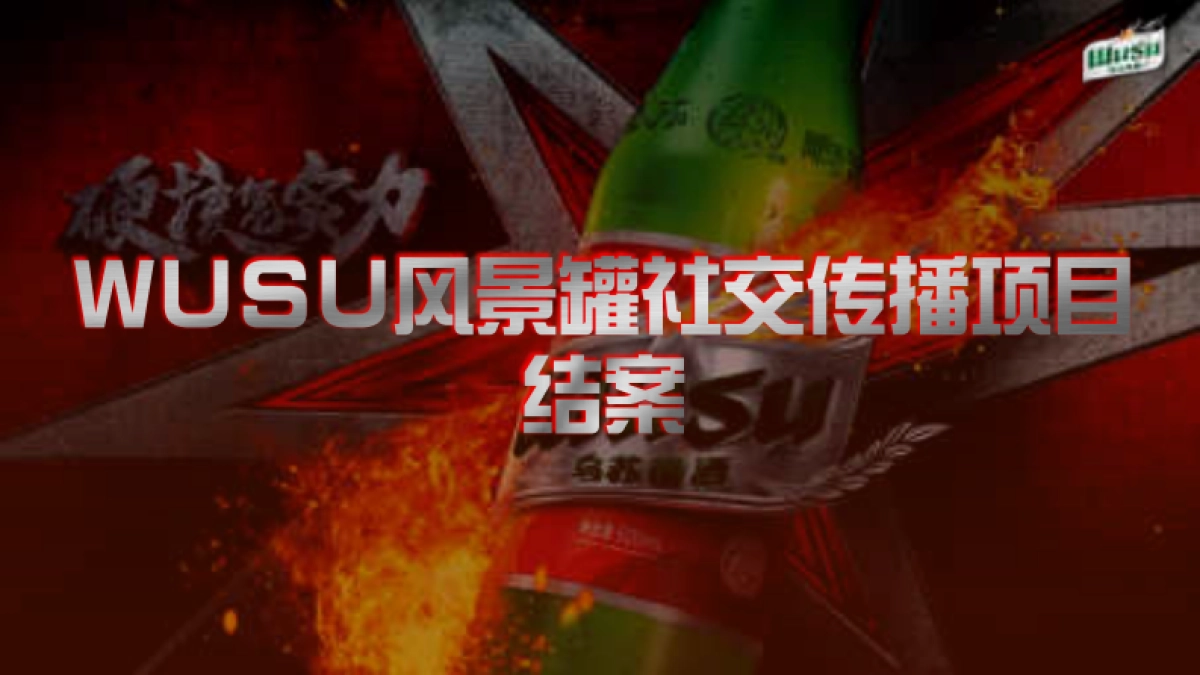 乌苏啤酒风景罐社交传播项目结案_第1页