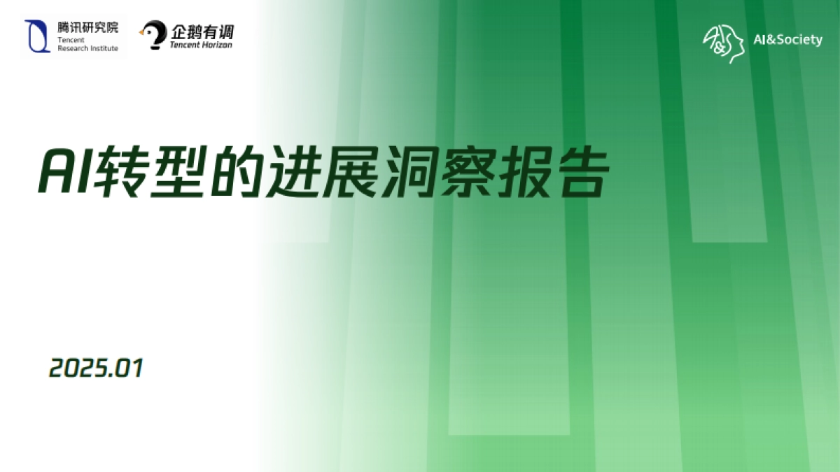 AI转型的进展洞察报告_第1页