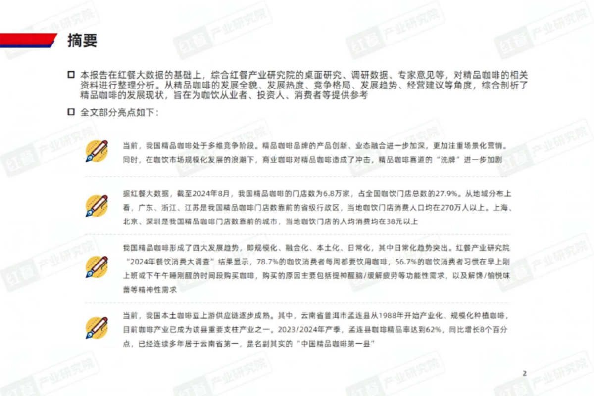 精品咖啡发展趋势研究报告2024_第2页