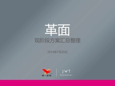 【JWT】统一革面现阶段方案汇总整理