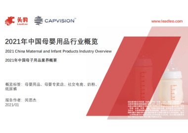 【头豹】2021年中国母婴用品行业概览
